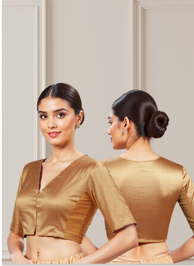 ComfyFlex™ V Neck Tissue Blouse