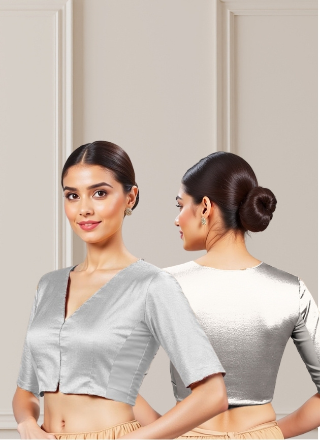 FlexiKaari™ V Neck Tissue Blouse