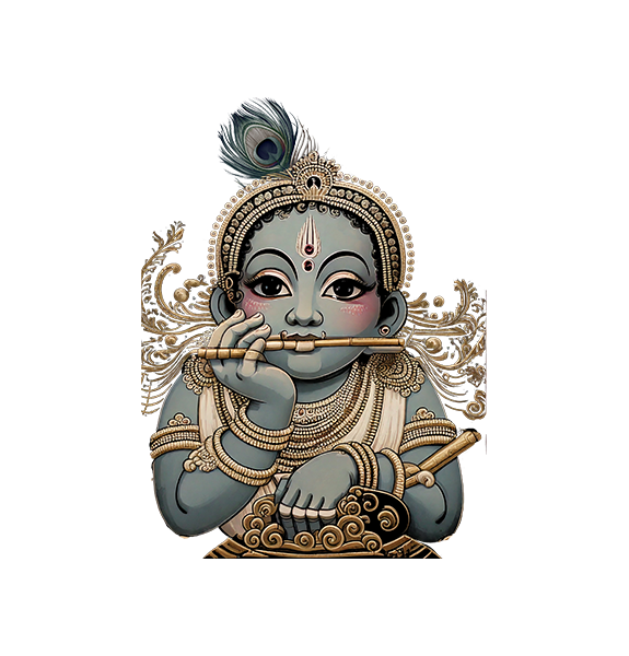 Baby Krishna Grey Back