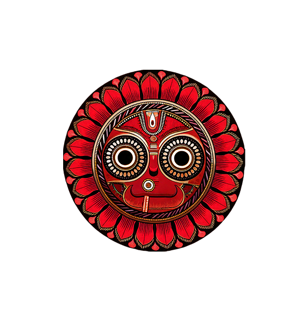 Lord Jagganath Mask Back