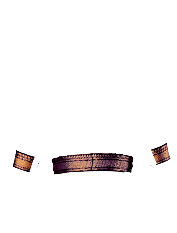 black broad zari border front