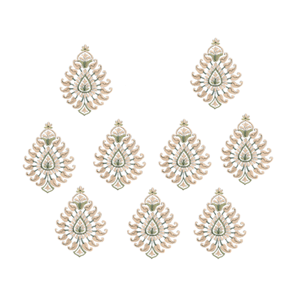 Cream Teardrop Butta Front