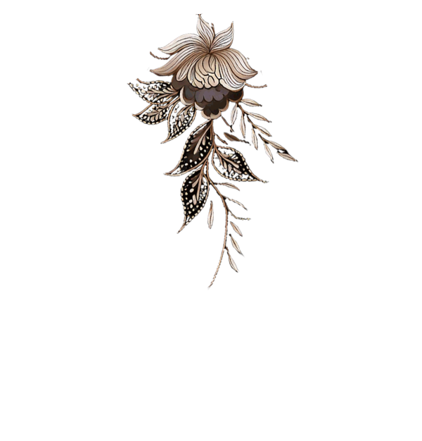 Elegant Flowers Cream Sleeve Left