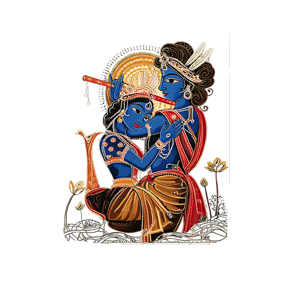 Radha Krishna Pond Back