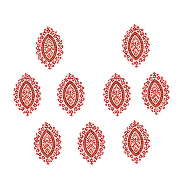 Red Oval Butta Front