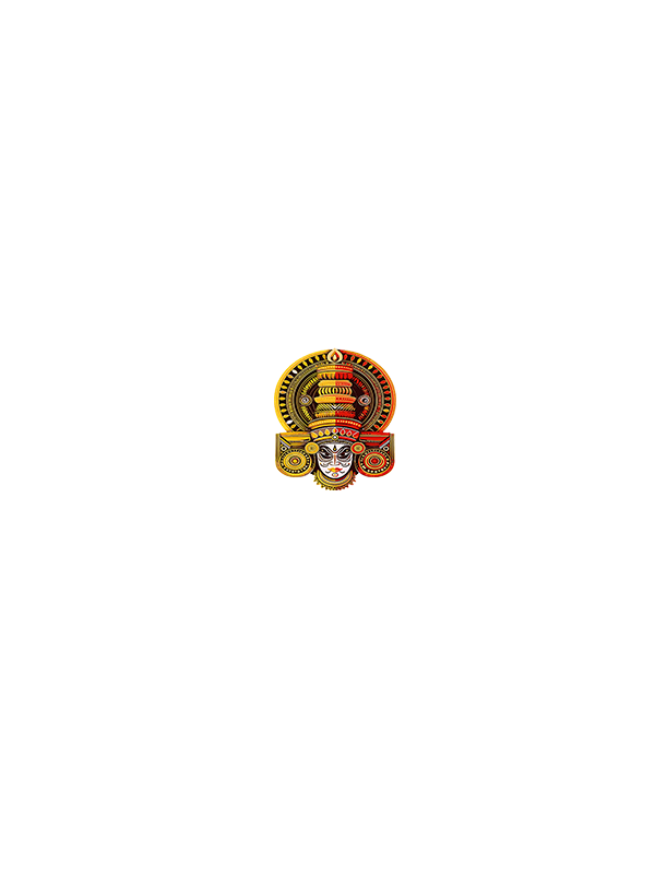 red yellow kathakali back