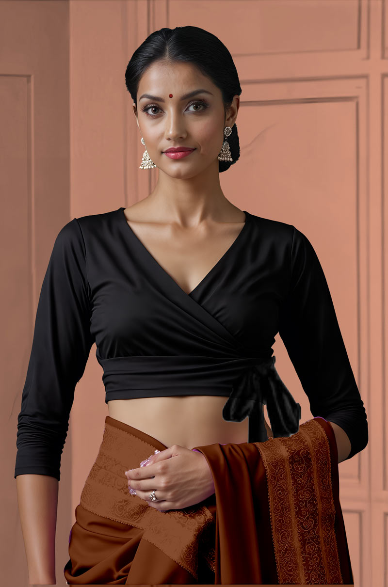 Wrap top Reversible Blouse
