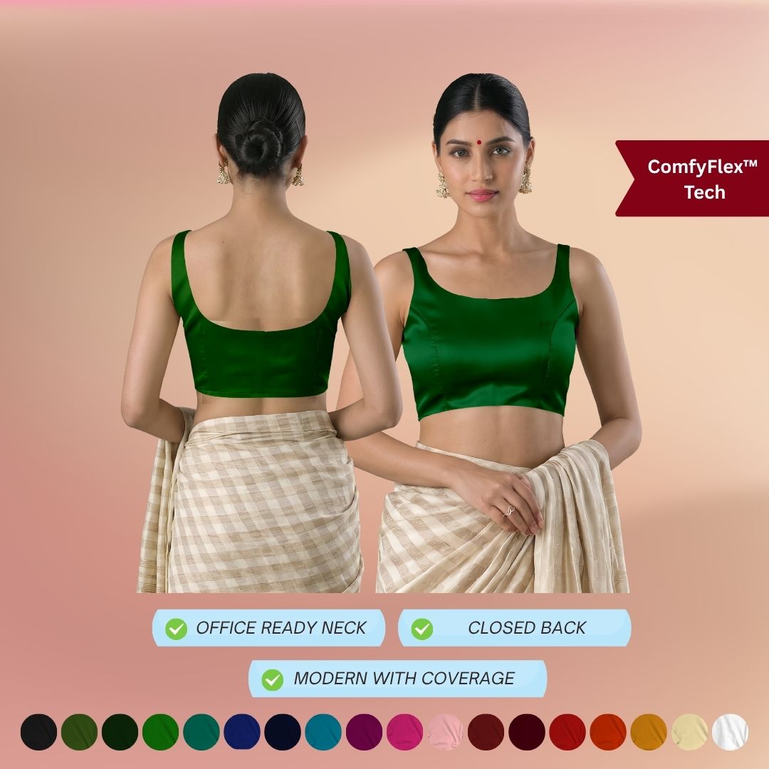 Stretch Modal Silk Blouse with Sleeveless Square neck